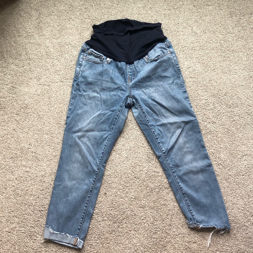 Gap Maternity Medium Light Wash Jean Denim Pants